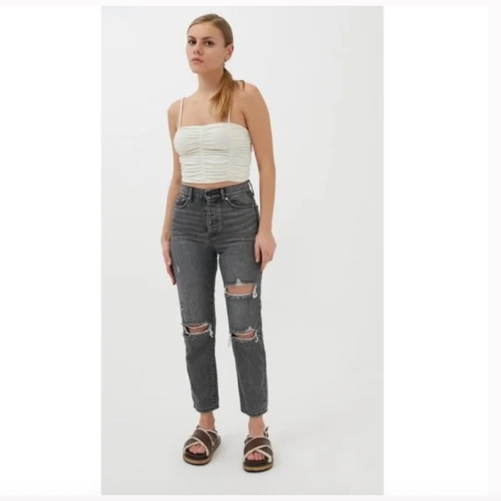 UO BDG Black Slim Straight Button Fly Jeans Size 26